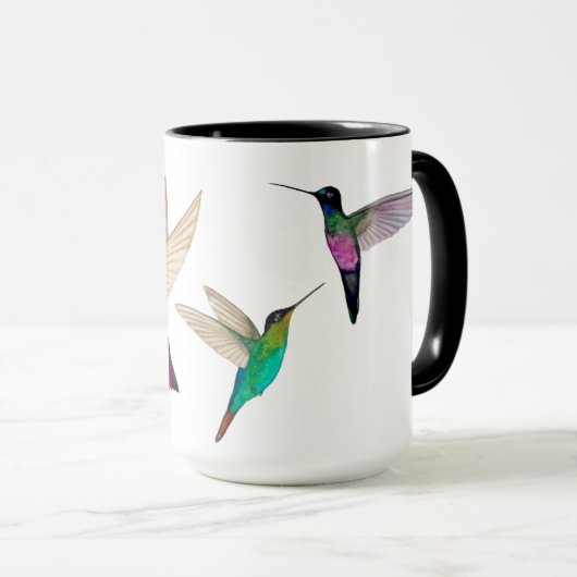 Custom Hummingbirds Tasse (VorderseiteRechts)