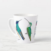 Custom Hummingbirds Tasse (Linke Ecke)