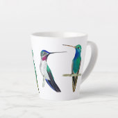 Custom Hummingbirds Tasse (Rechte Ecke)