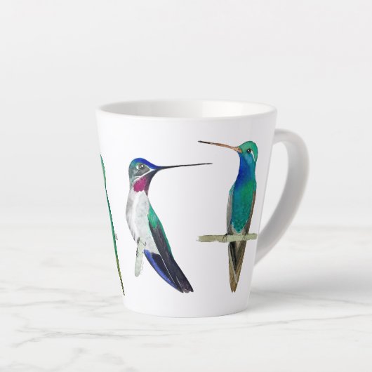 Custom Hummingbirds Tasse (Rechte Ecke)