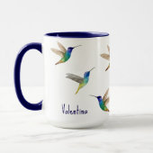 Custom Hummingbirds Tasse (Links)