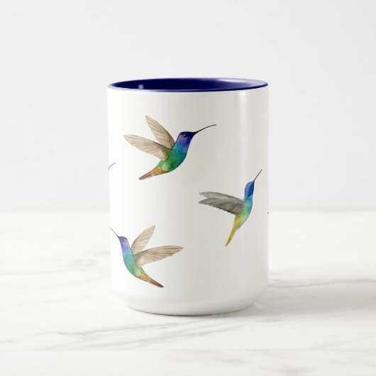 Custom Hummingbirds Tasse (Zentrum)