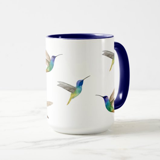 Custom Hummingbirds Tasse (VorderseiteRechts)