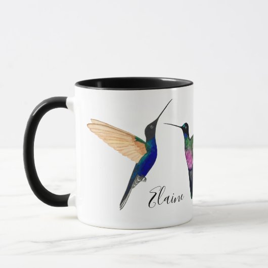 Custom Hummingbirds Tasse (Links)