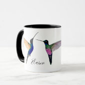 Custom Hummingbirds Tasse (Vorderseite Links)