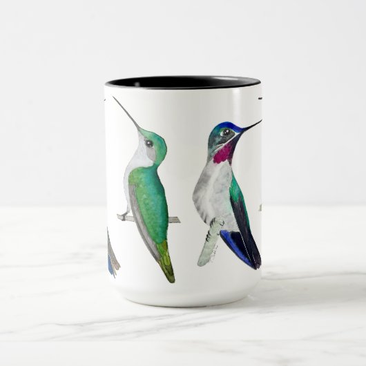 Custom Hummingbirds Tasse (Zentrum)