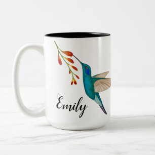 Custom Hummingbirds Two-Tone-Kaffee-Tasse Zweifarbige Tasse