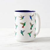 Custom hummingbirds zweifarbige tasse (VorderseiteRechts)
