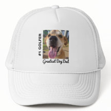 Custom Hund Foto Bester Golfer