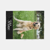 Custom Hund Foto Fleece Blanket (Vorderseite (Horizontal))
