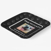 Custom Hund Foto Geburtstagsparty Personalisiert Pappteller (Gewinkelt)