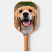 Custom Hund Foto Pickleball Paddle (Vorderseite)