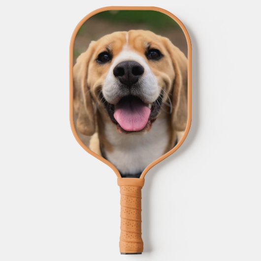 Custom Hund Foto Pickleball Paddle (Vorderseite)