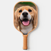 Custom Hund Foto Pickleball Paddle (Rückseite)