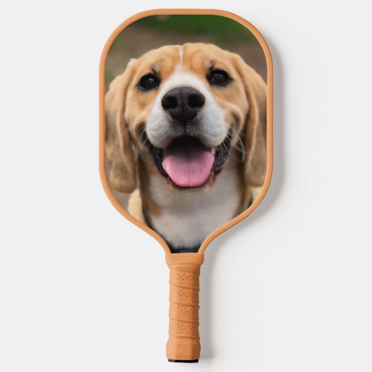 Custom Hund Foto Pickleball Paddle (Rückseite)