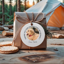 Custom Hund Gastgeschenk Hochzeit Hund Ehrentier F Geschenkanhänger