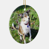 Custom Hund Ornament (Rechts)