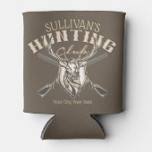 Custom Hunter NAME Deer Trophy Rifjagd Club Dosenkühler (Vorderseite)