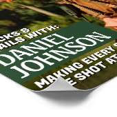 Custom Hunting Magazine Cover, Funny Hunting Gifts Poster (Ecke)