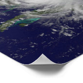 Custom Hurricane Matthew und Tropensturm Nicole Poster (Ecke)