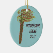 Custom Hurricane Memorial Ornament - Aquamarin (Rechts)