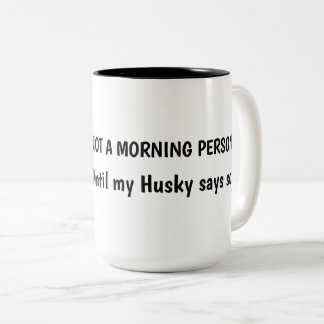 Custom Husky Coffee Mug Zweifarbige Tasse