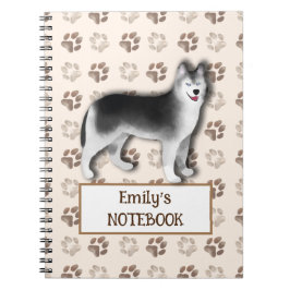 Custom Husky Notebook - Niedliches Dog-Geschenk fü Notizblock