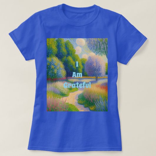 Custom I Dankful Nature T - Shirt (Design vorne)