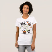 Custom I Ghost People Creepily Funny Halloween T-Shirt (Vorne ganz)