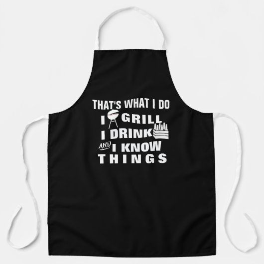 Custom I Grill Koch Funny Personalisierte Schürze (Vorderseite)