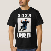 CUSTOM I HABE IT Bold Script Fun Foto Abschluss T-Shirt (Vorderseite)