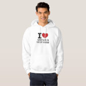 Custom I Heart Hoodie (Vorne ganz)