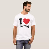 Custom I Heart Shirt, I Liebe T - Shirt (Vorne ganz)