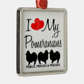 Custom I Liebe meine drei Spitze Ornament (Rechts)