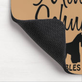 Custom I Liebe meine zwei Miniaturschnauzer Mousepad (Ecke)