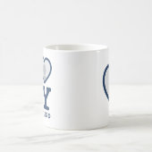 Custom I Liebe meiner Freundin Foto Text Kaffeetasse (Mittel)