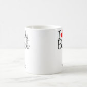 Custom I Liebe My Beauceron Tasse (Mittel)