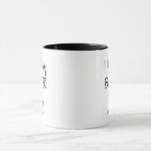 Custom I Liebe My Boxer Tasse (Zentrum)