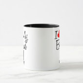 Custom I Liebe My Briard Tasse (Zentrum)
