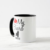 Custom I Liebe My Briard Tasse (Vorderseite Links)