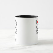 Custom I Liebe My Cocker Spanisch Tasse (Zentrum)