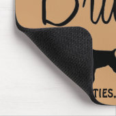 Custom I Liebe My Four Brittanys Mousepad (Ecke)