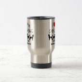 Custom I Liebe My Four Chihuahuas Reisebecher (Mittel)
