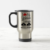 Custom I Liebe My Four Yorkshire Terriers Tasse (Links)