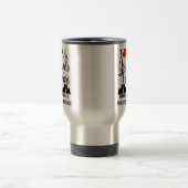 Custom I Liebe My Four Yorkshire Terriers Tasse (Mittel)