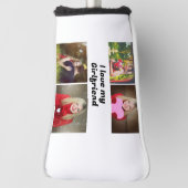 Custom I Liebe my Girlfriend 4 Foto Golf Headcover (Rotieren 90)