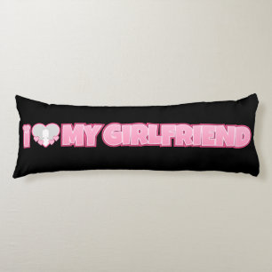 Custom I Liebe My Girlfriend - Foto hinzufügen Seitenschläferkissen