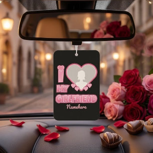 Custom I Liebe My Girlfriend - Foto & Name hinzufü Autolufterfrischer