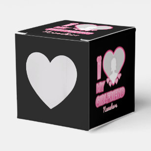 Custom I Liebe My Girlfriend - Foto & Name hinzufü Geschenkschachtel