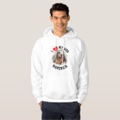 Custom I LIEBE MY HUND Hoodie (Vorne ganz)